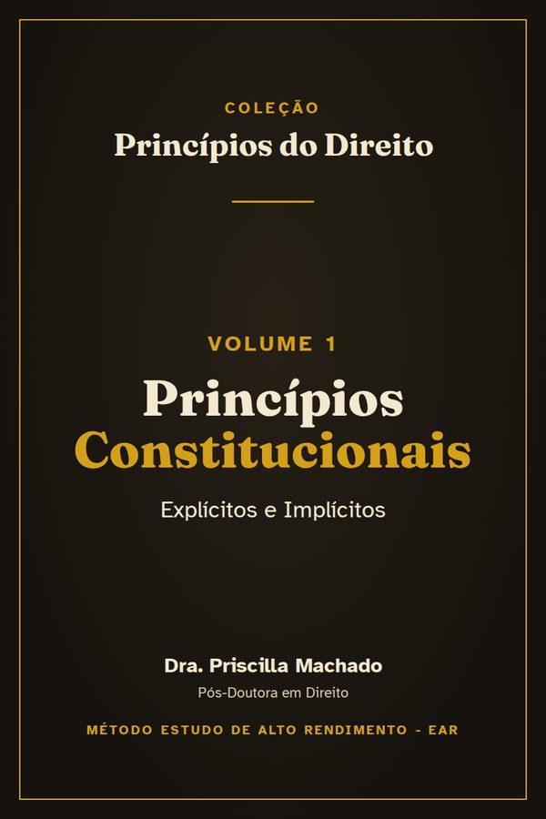 Capa do livro Princípios Constitucionais